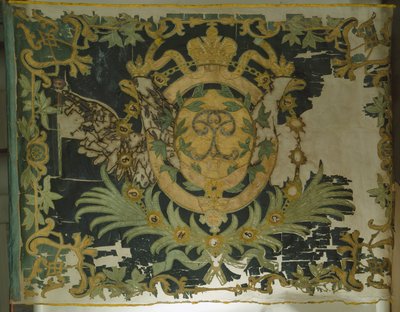 Sint-Joris Vlag van het Infanterie Regiment, 1762 door Banners and Standards Flags