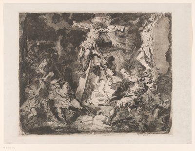 Christus aan het kruis door Barbara Elisabeth van Houten (signed by artist)