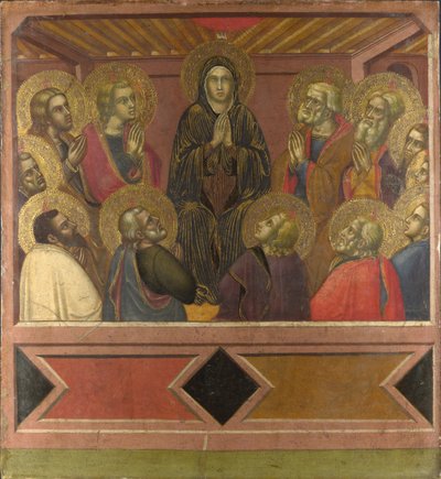 Pinksteren, ca. 1377 door Barnaba da Modena