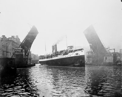 Eastland schip, Chicago, Illinois, VS, ca. 1900 door Barnes and Crosby