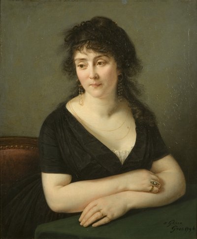 Portret van Madame Bruyere door Baron Antoine Jean Gros