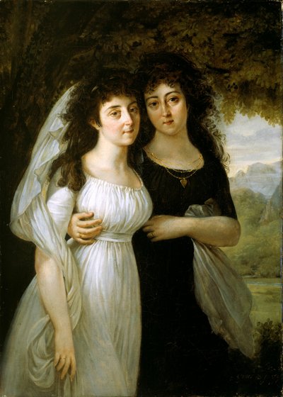Portret van de Maistre Zusters door Baron Antoine Jean Gros