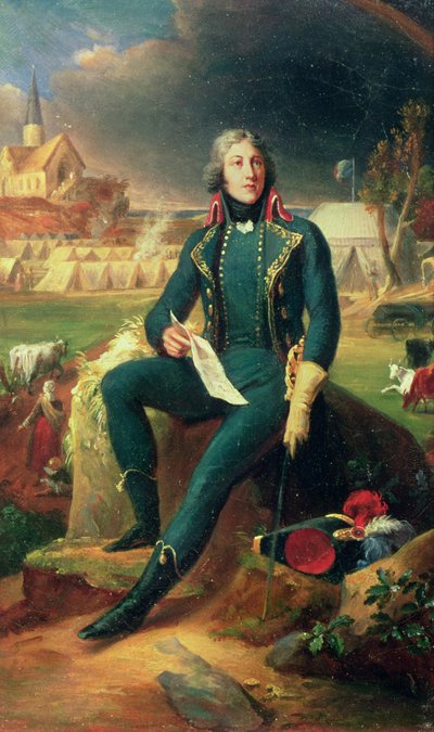 Portret van Generaal Louis-Lazare Hoche (1768-97) door Baron François Pascal Simon Gérard