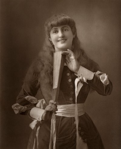 Britse actrice Alice Atherton in Oliver Grumble, 1886 door Barraud