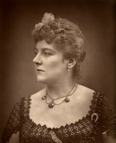 Britse actrice Henrietta Lindley in Jim de Penman, 1886 door Barraud