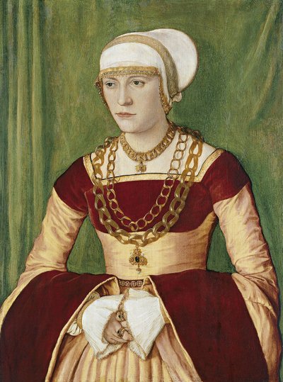 Portret van Ursula Rudolph door Barthel Beham