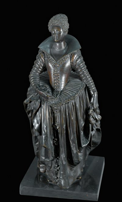 Marie de Medici. Brons ... door Barthelemy Prieur