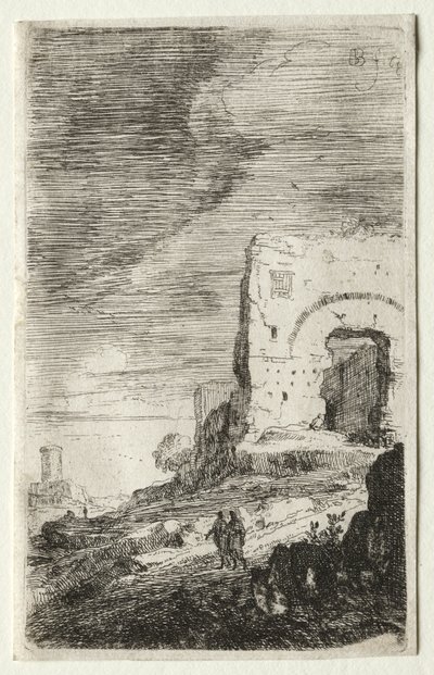 De Baden van Caracalla door Bartholomeus Breenberg