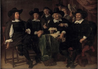 De overlieden van de Voetboogdoelen door Bartholomeus van der Helst