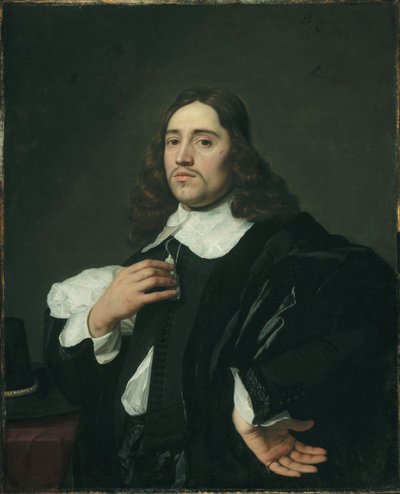 Portret van een man door Bartholomeus van der Helst
