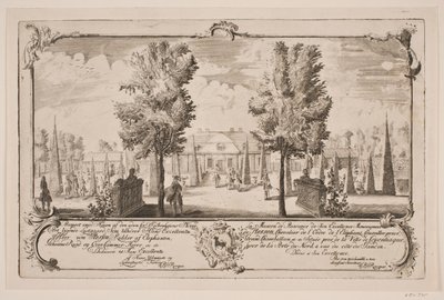 Blågård buiten Nørreport door Bartholomæus Roque