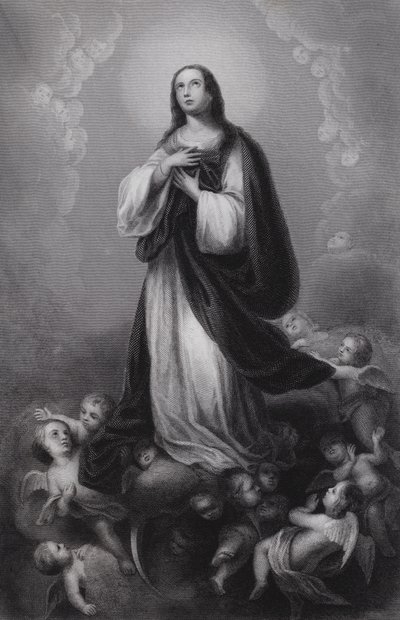 Aanbidding door Bartolomé Esteban Murillo