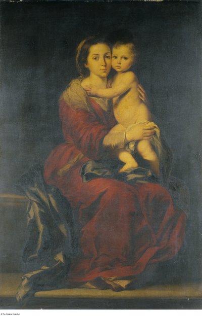 Naar Bartolomé-Esteban Murillo - De maagd en het kind, ca.1660 - ca.1699 door Bartolomé Esteban Murillo