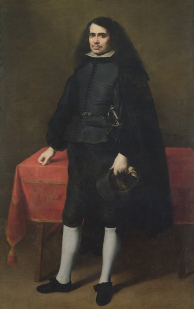 Portret van een heer met een kraag, c.1670 door Bartolomé Esteban Murillo