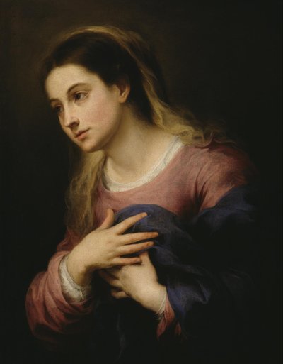 De Maagd van de Aankondiging door Bartolomé Esteban Murillo