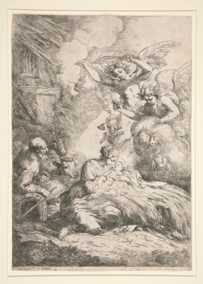 De Geboorte door Bartolomeo Biscaino