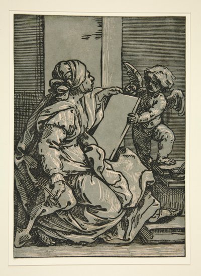 Een Sibylle door Bartolomeo Coriolano