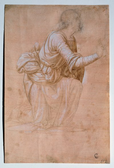De Annunciatie van Volterra Tekening door Fra Bartolomeo door Bartolomeo Fra