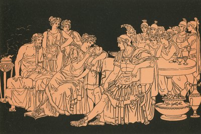 Dido en de valse Ascanius door Bartolomeo Pinelli