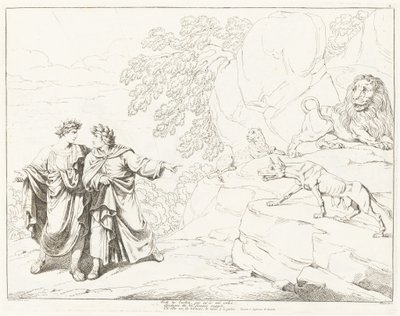 Divina Comedia di Dante (deel I) door Bartolomeo Pinelli