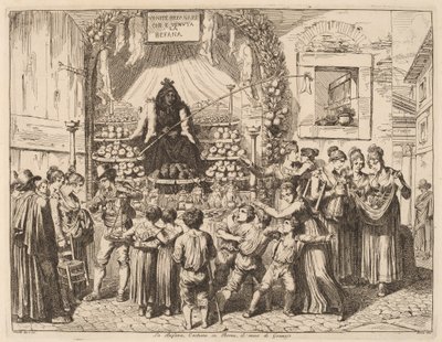 La Befana door Bartolomeo Pinelli