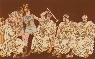 De Galliërs en de Senatoren door Bartolomeo Pinelli