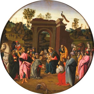 Aanbidding der wijzen door Bartolomeo di Giovanni