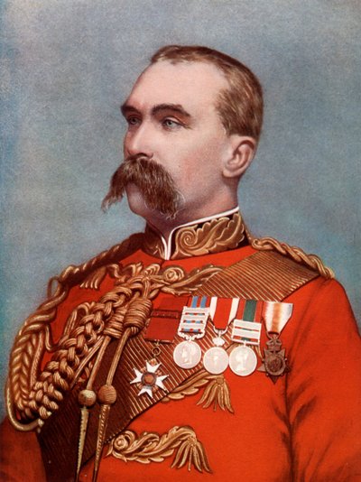 Luitenant-generaal Alfred Gaselee, bevelhebber van de Britse troepen in China, 1902 door Bassano Studio