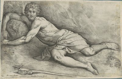 Sint Jan de Doper door Battista Franco