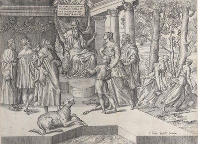 De corrupte rechter, 1565-73 door Battista del Moro