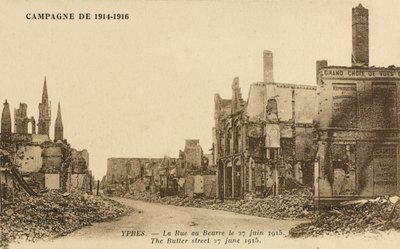 De Rue au Buerre, 27 juni 1915 door Belgian Photographer