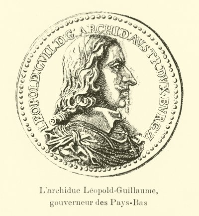 Aartshertog Leopold Willem van Oostenrijk, landvoogd van de Nederlanden door Belgian School