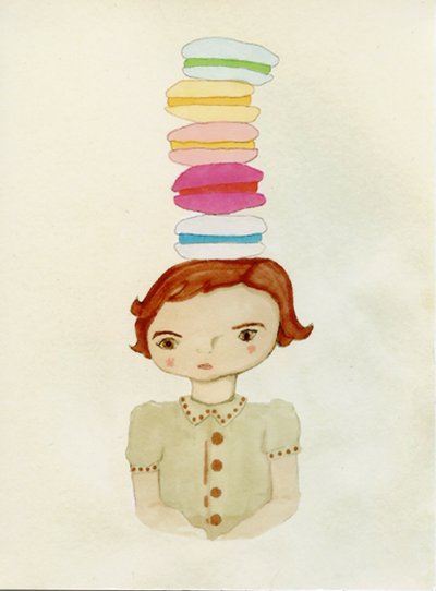 Macaroon Meisje door Bella Larsson