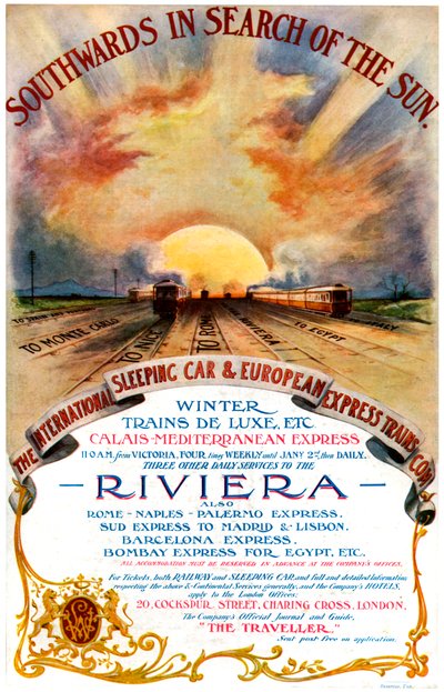 Zuidwaarts op zoek naar de zon, 1905 door Bemrose