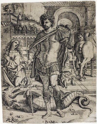 Sint Joris door Benedetto Montagna