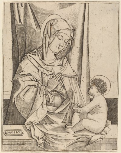 De Maagd en het Kind door Benedetto Montagna