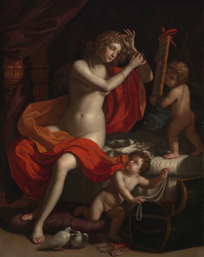 De toilette van Venus door Benedetto the Younger Gennari