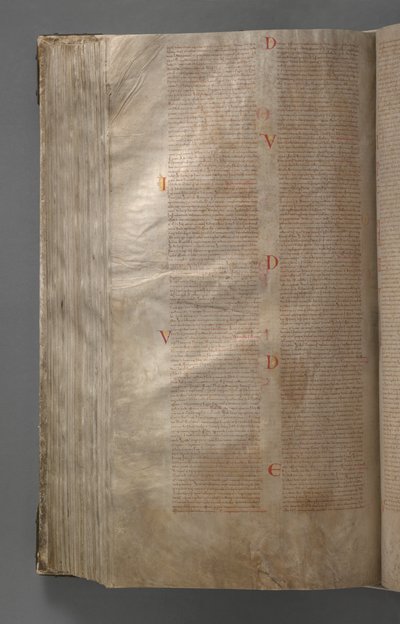 De Codex Gigas (Reuzenboek) door Benedictine monastery of Podlažice