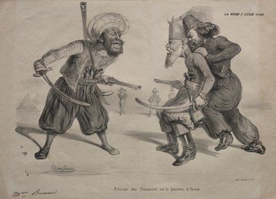 Posities van Macht over de Kwestie van het Oosten door Benjamin (Benjamin Roubaud)