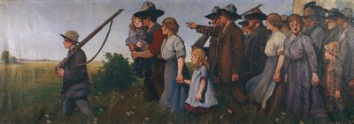 Immigrant (schilderij) door Benjamin Blessum