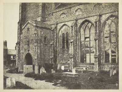 Zuidkant van Cromer Kerk door Benjamin Brecknell Turner