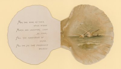 Illustratie voor boekje getiteld Zeeschelpen door Benjamin D. Sigmund