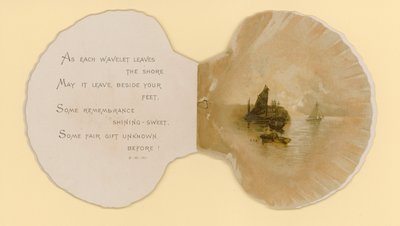 Illustratie voor boekje getiteld Zeeschelpen door Benjamin D. Sigmund