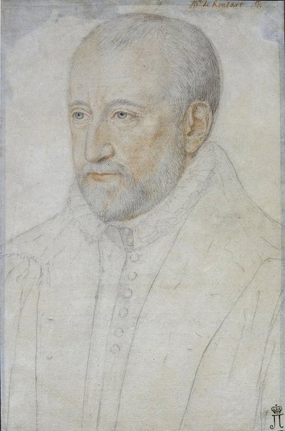 Portret van Pierre de Ronsard (1524-1585) door Benjamin Foulon