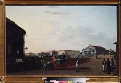 Het keizerlijk Bolshoi Kamenny Theater van Sint-Petersburg door Benjamin Patersson