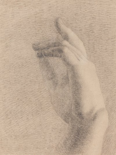 Studie van een Hand [recto] door Benjamin Robert Haydon