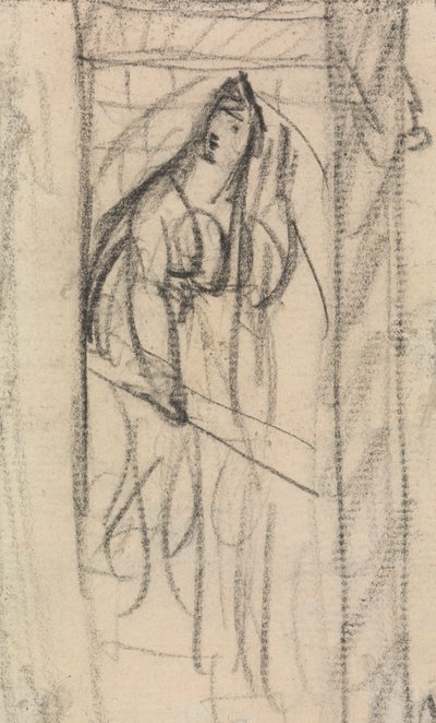 De moord op Duncan - Lady Macbeth, nadert Macbeth en het lichaam door Benjamin Robert Haydon