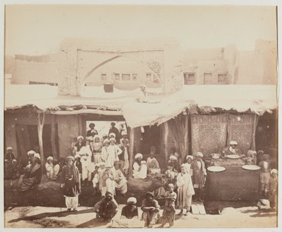 Straatscène, Kandahar door Benjamin Simpson