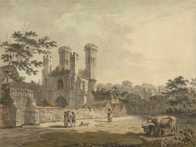 Zuidoostelijk Zicht op de Poort van het St. Augustinus Klooster, Canterbury, Kent door Benjamin Thomas Pouncey