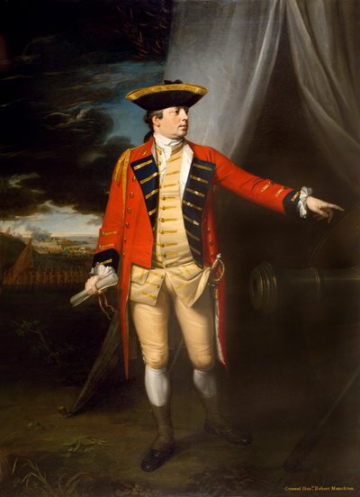 Generaal-majoor (later luitenant-generaal) De Eerwaarde Robert Monckton (1726-1782), bij de Inname van Martinique, 1762, c.1763-64 door Benjamin West